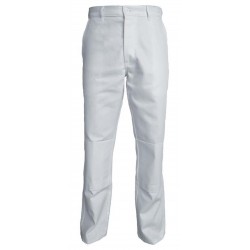 Pantalon blanc poche...